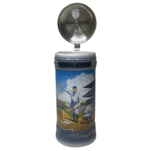 Sports Legends Babe Ruth Stein Lidded Genuine Limited Edition - Picture 4 of 16